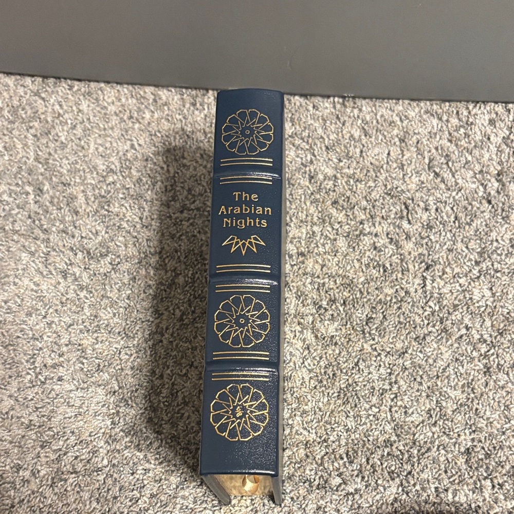 The Arabian Nights with Gold Accents - Navy Decorative Book